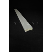 Diecor Dekoratif Boyanabilir 1 Adet 3 cm  Polistren Duvar Çıtası