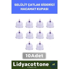 Hacamat Kupası 10 Adet Premium Seri Çatlak Vakumlu 6 Numara