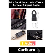 Özel Üretim Dikiş Gerektirmez Pratik Kolay Takılan Çanta Polar Valiz Fermuar Sürgüsü Başlığı 1 Adet