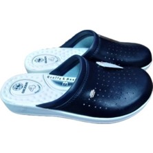 Gezer Ortopedik Lacivert Sabo Terlik Erkekler İçin Konforlu ve Hafif Tasarım