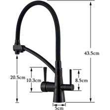 Fawer Inox Black Arıtmalı Mutfak Bataryası