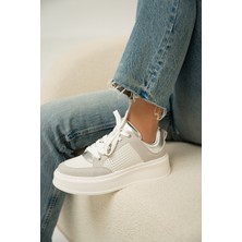 Patos Silver Kalın Tabanlı Kadın Spor Ayakkabı