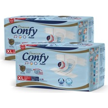 Confy Adult Yetişkin Bezi Extra Large 30 Adet x 2 Paket
