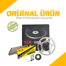 Dıd Yamaha Yzf R1 Zincir Dişli Seti (2009-2014) X-Ringli Zincir (Çelik Renk)