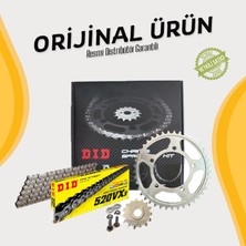 Dıd Yamaha Yzf R25 Zincir Dişli Seti (2015-2024) X-Ringli Zincir (Çelik Renk)