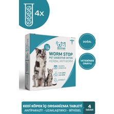 Kedi Köpek İç Dış Parazit Damlası ve Tableti Seti - Parazit Uzaklaştırıcı Bitkisel Damla - Ödül Tablet Seti - Bit Pire Giderici Damla ( 4 İç Parazit + 4 Dış Parazit )