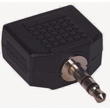 3.5 mm Stereo Erkek/3.5 mm 2 Dişi Çevirici Jack