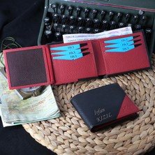 Hky Premium Lüx  Hakiki Deri Isme Özel Erkek Cüzdan