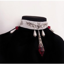 Batnests Gotik Kadife Yarasa Choker