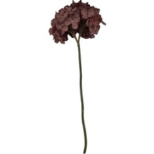 Yapay Ortanca Bitki Dal 50X20CM Gerçekçi Şık Dekoratif Tamamlayıcı Vazoluk Kaliteli 1 Adet