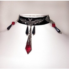Batnests Gotik Yarasa Choker Takım