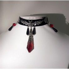 Batnests Gotik Yarasa Choker Takım