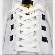 Exclusive 120 cm Yassı Spor Ayakkabı Bağcığı, Çift Katmanlı Örgülü Sneakers Bağcık, 1 Çift