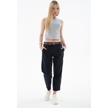 Fashion Friends 25Y0107K1 Kadın Kemerli Pantolon