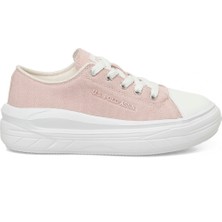 U.s. Polo Assn. Cleme Tex  Jr 5fx Pudra Kız Çocuk Sneaker