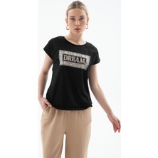 Fashion Friends 25Y0228K1 Kadın Baskılı Bluz