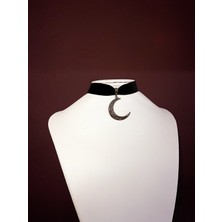 Batnests Gotik Bronz Ay Choker