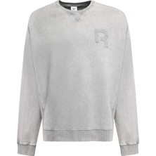 Reebok Welhe C Neck Gri Erkek Sweatshirt