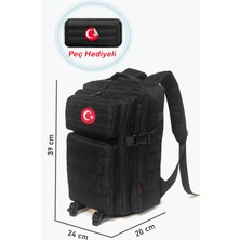 Bagworld Saraciye Mini Taktik Sırt Çantası Günlük Okul Yürüyüş - Peç Hediyeli - 14 Litre