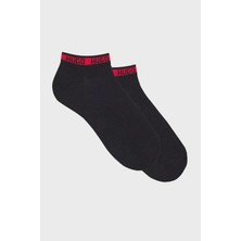 Hugo Streç Pamuklu Logolu 2 Pack Çorap Erkek Çorap 50516394 001