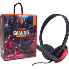 GM-006 3.5mm Au x  Girişli Stereo Mikrofonlu Kulak Üstü Oyuncu Kulaklık