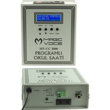  -CC2000 USB -20 Adet Mp3 Formatında Zil Istiklal Marşlı Okul Zil Saati (Çan Takılabilir)