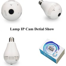 360 Derece Panoramik Ampül Ip Güvenlik Kamerası