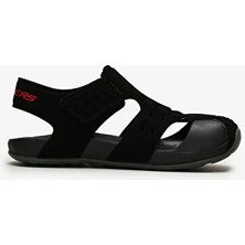 Kids House Erkek Çocuk Siyah Sandalet Konforlu Yastıklı İç Taban ile Hafif ve Nefes Alabilir Tasarım