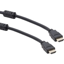 Plastik Düz Siyah 15 Metre HDMI Kablo Poşetli