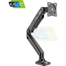 KLC-DS110 17"-35" Amortisörlü Monitör Masa Tutucu Kol Stand Max 10KG
