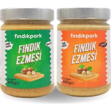 Fındıkpark Fındıkpark Günlük Şekerli ve Şekersiz Fındık Ezmesi - 2li Paket - 1200 Gram