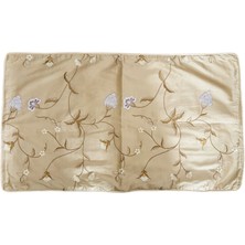 Nakışlı Ipek Kumaş 80X45 Kırlent Kılıfı