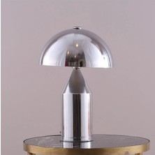 Elite Lighing Krom Renk Mantar Masa Lambası