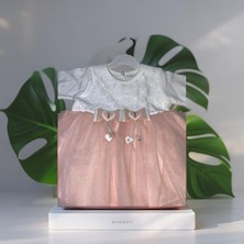 Kız Çocuk Elbise Pembe Tüllü