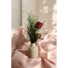 Dekoratif Beton Saksı, Mumluk, Biblo, Çiçek Vazosu, Çiçek Kapı, Ev Dekorasyonu, El Sanatı