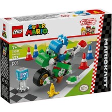 72031  Super Mario Mario K– Yoshi Bike 133 Parça +7 Yaş
