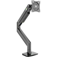 Kaloc DS160 22 "-40" LCD Aluminyum Monitör Tutucu Kol Amortisörlü Vesa Monitör Standı Max 15 kg
