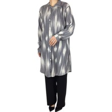 Ece Giyim Kadın Önü Düğmeli Yakalı Kol Manşetli Gömlek