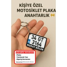 Kişiye Özel Motor Plaka Anahtarlık Plakalı Motor Hediye Motor Aksesuar