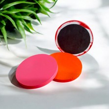 Daire Flat El Yapımı Taş Renkli Dekoratif Bardak Altlığı 3"lü Set Renkli Stone Coasters