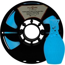 Filamark Pla Plus Karanlıkta Parlayan Fosforlu Mavi Filament 1.75MM 1kg