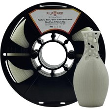 Filamark Pla Plus Karanlıkta Parlayan Fosforlu Mavi Filament 1.75MM 1kg