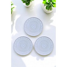 Esepix Dekoratif Bardak Altlığı 3'lü Set