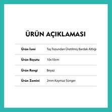 Esepix Dekoratif Bardak Altlığı 3'lü Set