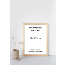 Tasarmistic Soyut Efsanevi Yatak Odası Poster |  Wall Art | 30 x 40  cm