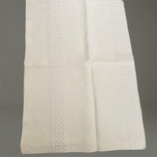 Beyaz Keten Handmade 120X50 Runner