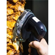 Özen Endüstriyel Mutfak Döner Kesme Makinası Elektirikli+Yedek Tavuk Döner Kesme Bıçağı+Bileme Taşı