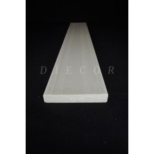 Diecor Dekoratif Boyanabilir 1 Adet 6 cm Düz Polistren Duvar Çıtası