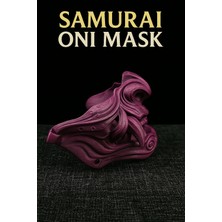 Yuonis Art Samurai Oni Mask