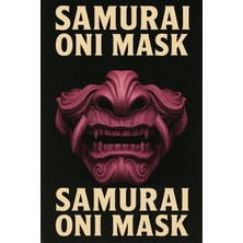 Yuonis Art Samurai Oni Mask